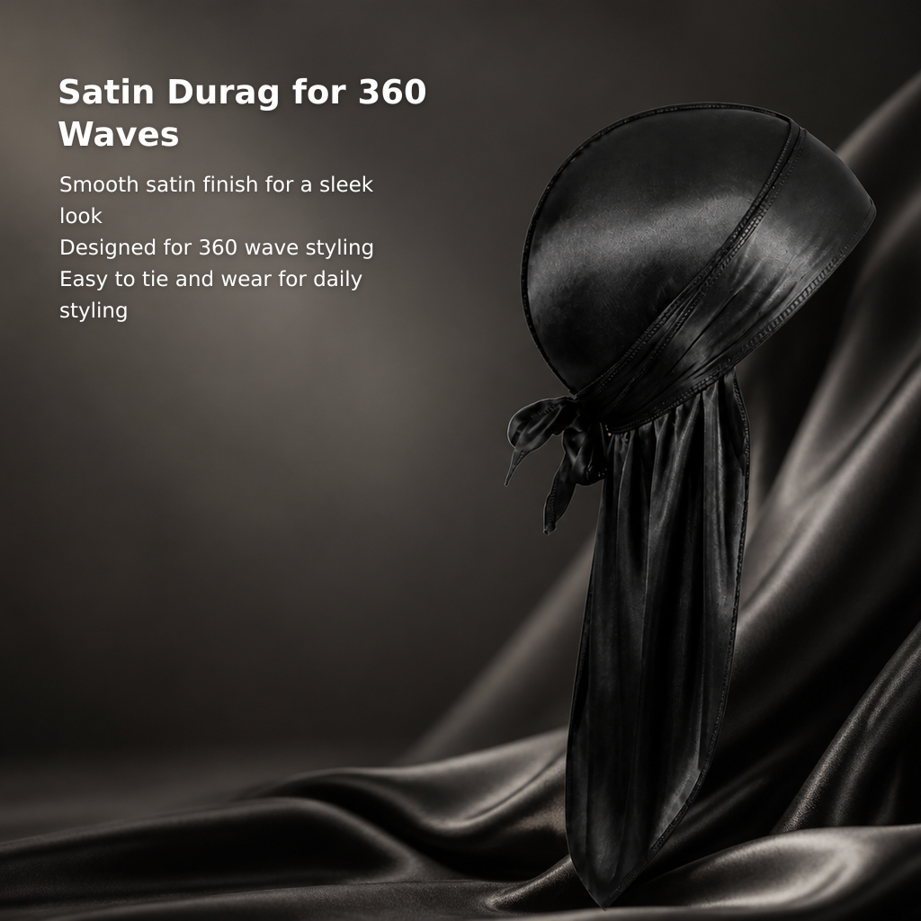 Unisex Satin Durag for 360 Waves